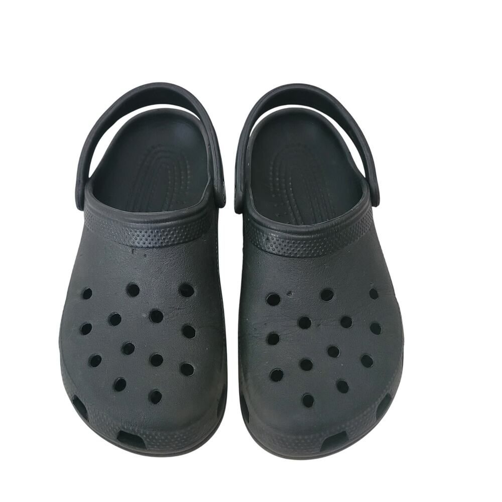 Crocs Size M7 W9‎ Black Classic Clogs Slip-On Sandals Gardening Nursing Comfort